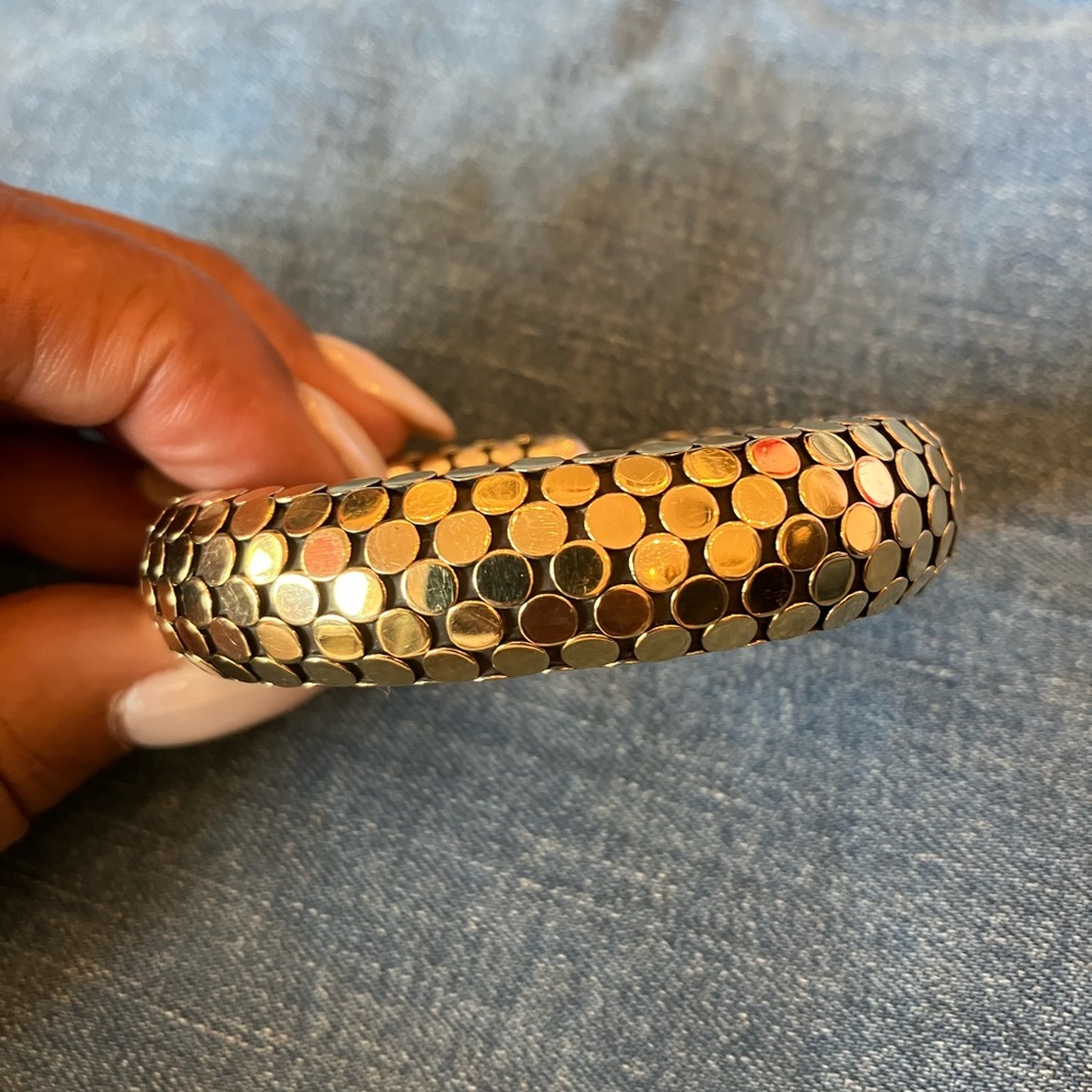 John hardy 18kt sterling cuff